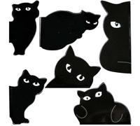 Marque-page chat - marque-page à thème chat 7 pièces. marque-page multifonction pour la lecture des chats | Ensemble mignon de clips magnétiques pour marques de pages de livres, clip multi-usage pour