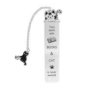 Marque-page Chat pour Femme, Marque-Pages Mignons Esthétiques Amusants Cadeaux Accessoires de Lecture pour Amoureux des Livres et des Chats Lecteurs Adolescents Enfants Filles et Garçons