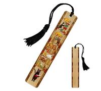 Marque-Page Chat | Support de Page Livre Animal Mignon | Avec Porte-Page En Bois Et Cordon Pour Hommes Enseignants Et Amoureux De Lecture