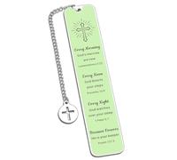 Marque-page chrétien pour femme, homme, cadeau de baptême pour adolescents, garçons, filles, marque-pages religieux, verset biblique, cadeau basé sur la foi pour les amateurs de livres, la prière, la