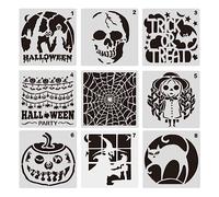 Marque-page Couper Halloween Craft Modèles creux pour cadeaux, cartes, arrière-plan, pochoirs, formes de coupe