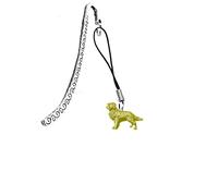 Marque-page D4 Golden Retriever en étain anglais finition chromée dorée sur un motif, Marque Page à Offrir