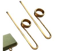 Marque-page de livre : support de page en métal, accessoire décoratif pour livres, support de structure, outil pour projets artisanaux | Pour lire, écrire des journaux,