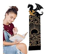 Marque-page Dragon - Marque-page Avec Soleil Noir, Fantastique Accessoire De Décoration De Livres, Support De Page Durable, Pendentif Pour Lecture Fantasy | Cadeau Pour Les Amoureux Pour A