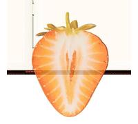 Marque-page en acrylique tranche de fruit, marque-pages de lecture de livre en acrylique amusants, marque-pages colorés en forme de fruit avec bords lisses, design transparent léger, accessoires de le