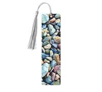 Marque-page en bois avec motif pierre - Cadeau d'anniversaire - Décoration parfaite pour marque-pages