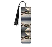 Marque-page en bois imprimé avion de la Seconde Guerre mondiale 2 - Échelle standard - 2 _00 x - Pour les amateurs de livres, pour hommes et femmes, pour décoration de fête de remise de diplôme