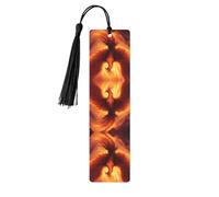 Marque-page en bois noir - Belle impression phénix idéal pour couverture rigide - Accessoire parfait pour salle d'étude, bureau et bibliothèque