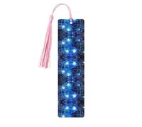 Marque-page en bois rose - Intelligence artificielle imprimée cerveau, parfait pour les livres, journaux, cahiers et planificateurs