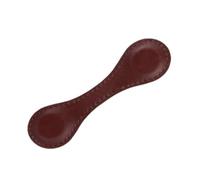 Marque-page en cuir | Multicolore 10x3 cm for le marquage des pages de maison et de voyage(Wine red)
