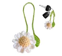 Marque-page en forme de bouton de fleur au crochet, fait de brosse de brosse à bourgeons de fleurs, ce cadeau élégant est un ami, un enseignant, une bourse, une imprimé Vista Print à la main