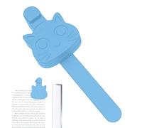 Marque-page en forme de chat - clip en forme de chat - Marque-page amusant en silicone - pour adolescents, enseignants, amateurs de lecture, romans, bandes dessinées, livres de cuisine, documents