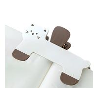 Marque-page en forme de chat - Pinces de lecture élégantes et porte-pages pour livres, carnets, agendas, lecteurs pratiques pour étudiants, adolescents, filles, hommes, femmes, école, B
