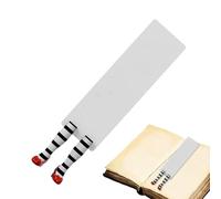 Marque-page en forme de chaussons rubis | Marqueur fantaisie en caoutchouc | Marque-page 3D amusant inspiré de la sorcière avec design doux et durable | Cadeau mignon et fantaisiste pour les amateurs