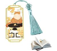 Marque Page En Métal Avec Chat, Cadeau Pour Les Femmes Et Les Amateurs De Marque-Pages, Les Enseignants Et Les Étudiants, Marque-Page Cadeau Pour Le Club De Lecture