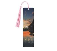 Marque-page en métal avec pampilles en forme d'aigle volant dans le ciel, pendentif unique fait à la main, marque-pages en bois mignons, ornements à suspendre pour les amateurs de livres, cadeau