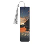 Marque-page en métal avec pampilles en forme d'aigle volant dans le ciel, pendentif unique fait à la main, marque-pages en bois mignons, ornements à suspendre pour les amateurs de livres, cadeau