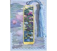 Marque-page en métal doré et peint Claude Monnet