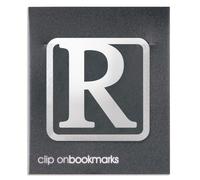 Marque-page en métal - Lettre R Attachable