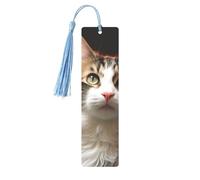 Marque-page en métal pour homme et femme - Marque-page personnalisé avec pendentif en forme de chat pour les amateurs de livres, cadeau d'anniversaire, étudiants, enseignants