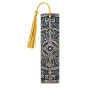 Marque-page en métal pour homme et femme - Marque-page personnalisé avec pendentif en forme de galon de crainte - Cadeau d'anniversaire pour les étudiants, les enseignants