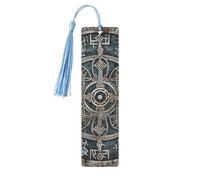 Marque-page en métal pour homme et femme - Marque-page personnalisé avec pendentif en forme de galon de crainte - Cadeau d'anniversaire pour les étudiants, les enseignants