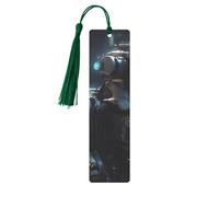 Marque-page en métal pour homme et femme - Marque-page personnalisé avec pendentif en forme de robot du futur - Pour les amateurs de livres, cadeau d'anniversaire, étudiants, enseignants