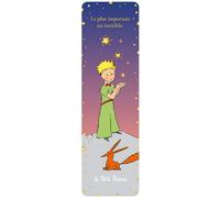 Marque-page en papier Kiub Le Petit Prince avec étoiles et renard (54x172mm)
