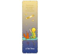 Marque-page en papier Kiub Le Petit Prince regardant étoile filante (54x172mm)