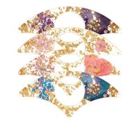 Marque-page en résine de 4 cm avec motif fleur de doigt, fait à la main, accessoire de lecture pour les amateurs de livres, femmes, amis, enseignants, anniversaire, Noël, Saint-Valentin