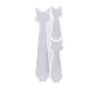 Marque-page en silicone rectangulaire en forme de griffe de chat - Moule en résine de dauphin - Outil pour la fabrication de bijoux - Moules en résine époxy pour débutants - Suspendre le moule de