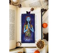 Marque-page en tissu Jack Skellington ou Sally de Pesemar Avant Noël pour adolescents, lecteurs, bookworms, étudiants (Sally)