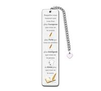 Marque-Page Encouragement Pour Hommes Petit Amie Frère Noël Anniversaire Cadeaux Inspirants Amie Motivation Souvenir Fils Neveu Retour à L'école Graduation Collègue Positif Cadeaux Personnalisés