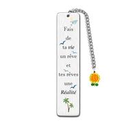 Marque-Page Encouragements Pour Femmes Hommes Anniversaire Noël Cadeaux Inspirants Ami Petit Ami Petite Amiemotivation Souvenir Fils Retour à L’école Remise Diplômes Positif Cadeaux Personnalisés