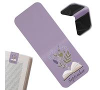 Marque-page esthétique - Support vintage en cuir PU - Marqueurs magnétiques | Pour lecture, étude, école, travail, filles, garçons, adolescents, hommes, enseignants et amoureux