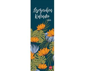 Marque-page et calendrier 2025 Floral Art : les œuvres d'art florales colorées font de ce petit calendrier un accroche-regard ! Excellent petit cadeau pour les amateurs de livres, format 6 x 18 cm.