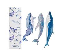 Marque-page fantaisie fantaisie - Marque-page amusant - Support de livre - Accessoires de lecture - Baleine réaliste