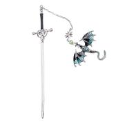 Marque-page fantaisie | Marqueur de livre décoratif de 20,6 cm | Marque-page dragon de collection en fer pour, adolescents et adultes - Cadeau de lecture pour les fans de fantasy, de