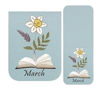 Marque-page - Fermoir en cuir PU - Marque-pages magnétiques | Pour Lecture, Hommes, Enseignant, Filles, Garçons, École, Bureau, Studio, Journal, Planner, Carnet