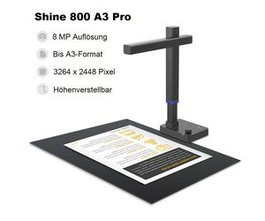 (Marque-page gratuit d'une valeur de 12,99 € inclus) Scanner CZUR Shine Pro Series - Shine 800 A3 Pro