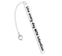 Marque-page inspirant en métal pour femme avec citations de motivation pour remise de diplôme, départ à la retraite, cadeau d'anniversaire pour elle et lui