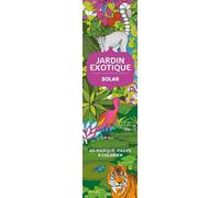 Marque-page Jardin exotique - Virginie Guyard - Solar - broché - Livre-jeu