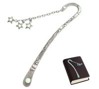 Marque Page Livre, Marque Page Metal, marque Page Original, Marque-page Avec Pendentif étoile, Cadeaux d'anniversaire et de Noël pour les étudiants, les enseignants et les passionnés de livres