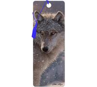 Marque-Page - Loup Solitaire De Deluxebase. Marque Page Loup Avec Illustrations 3d Lenticulaires Sous Licence De L'artiste Renommé Collin Bogle