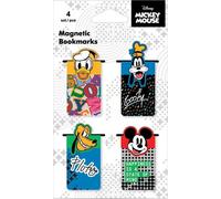 Marque-page magnétique Disney fashion Mickey Mouse 4 pcs. Mélange