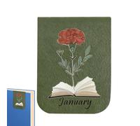 Marque-page magnétique en cuir synthétique pour lectures, femmes, filles, amateurs de livres, de livres, bureau, carnet de notes