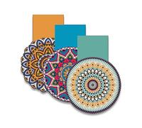 Marque Page Magnétique, Ensemble Marque Page pour Enfants et Adultes, Fournitures de Lecture (Mandalas), 3 Pièces Originale