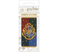 Marque-page magnétique Harry Potter avec blason de Poudlard - Pyramid International - Multicolore - Papier cartonné - 1 pièce