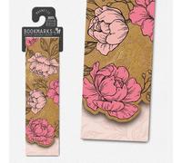 Marque-page magnétique Krafty - Fleurs roses