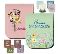 Marque-page magnétique personnalisé en cuir pour les amateurs de lecture, marque-page avec nom personnalisé, cadeau pour femmes, hommes, enseignants, amateurs de livres